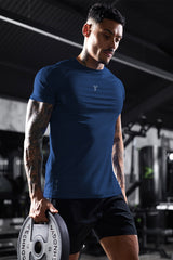 Turbo imp coolmax dryfit Tee In Navy Blue