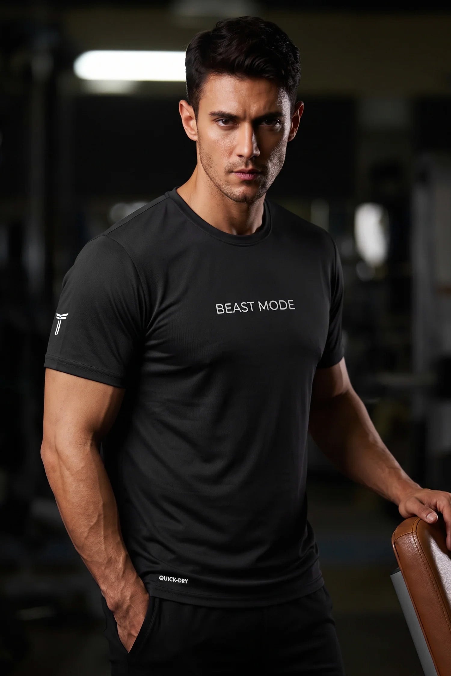 Turbo Gym Apparel Beast Mode Dry-Fit Tee
