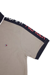 Tomy Hilfiger Signature Elite Men’s Polo Shirt In Mid Grey