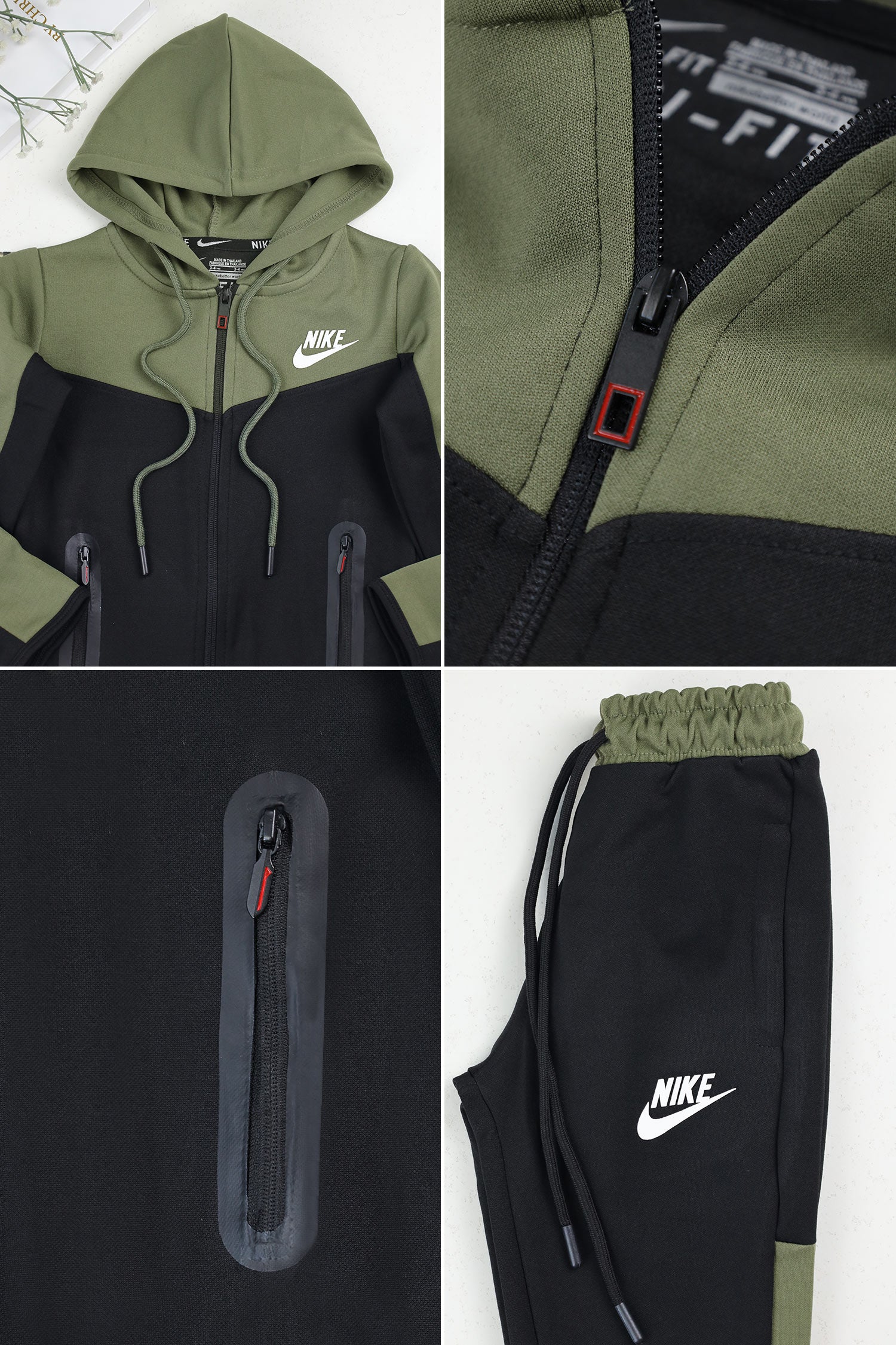 Nke Sportswear Tech Full-Zip Unisex Younger Kids Tracksuit