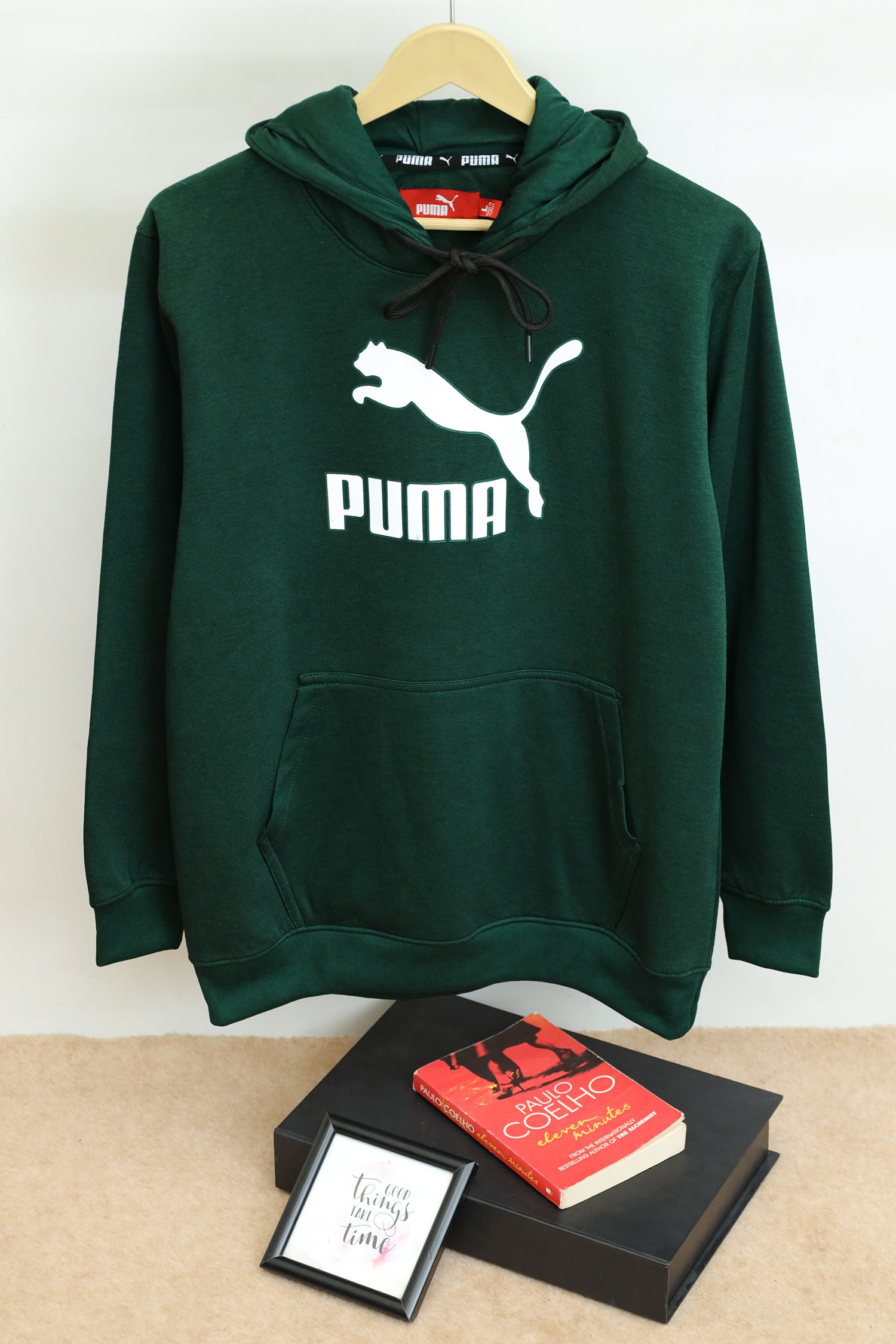 Pma Graphic Printed Logo Essential Fleece Hoodie