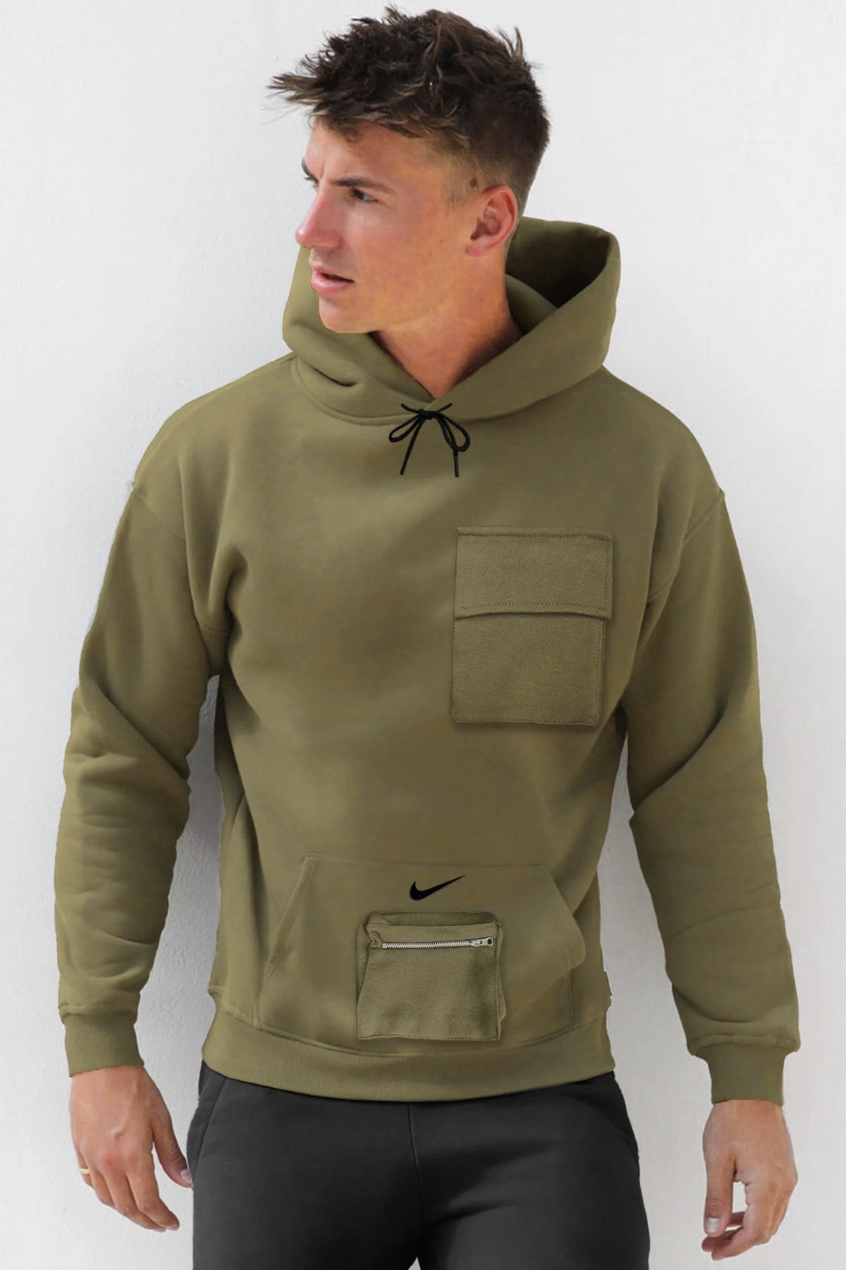 Nke Fashion Full Dual Pocket Essential Fleece Hoodie