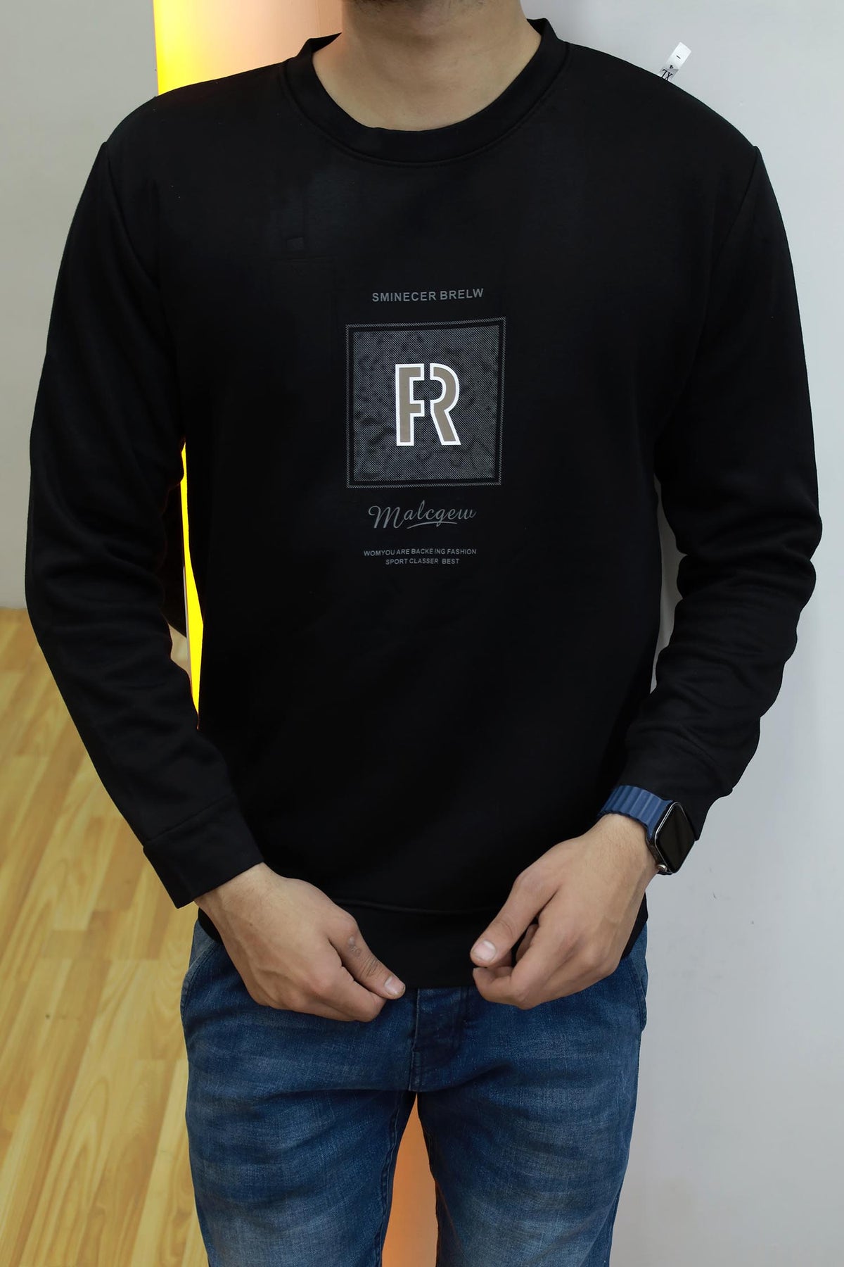 Men's Jersey With Front Embroided Logo