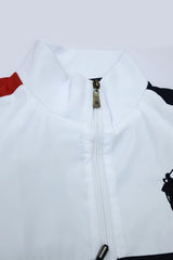 Embroidered Polo Logo Men Zipper Tracksuit