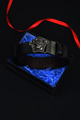 Vrsce Metal Alloy Automatic Buckle Branded Belt