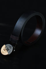 Vrsce Metal Alloy Automatic Buckle Branded Belt