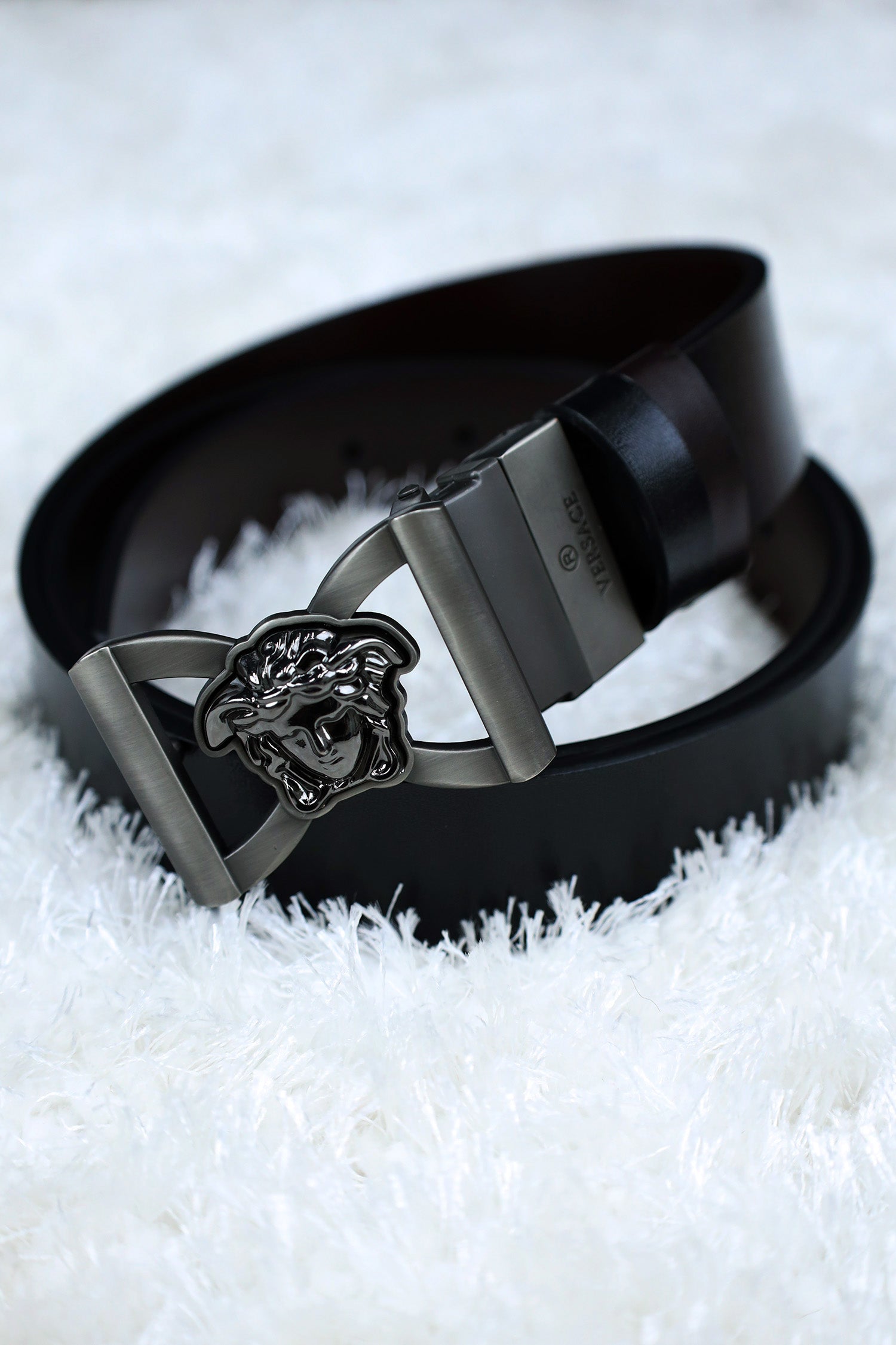 Vrsce Metal Alloy Automatic Buckle Branded Belt