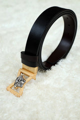 Vrsce Metal Alloy Automatic Buckle Branded Belt