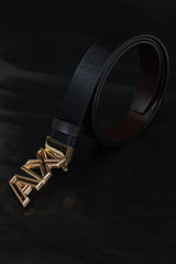 Armni Metal Alloy Automatic Buckle Branded Belt