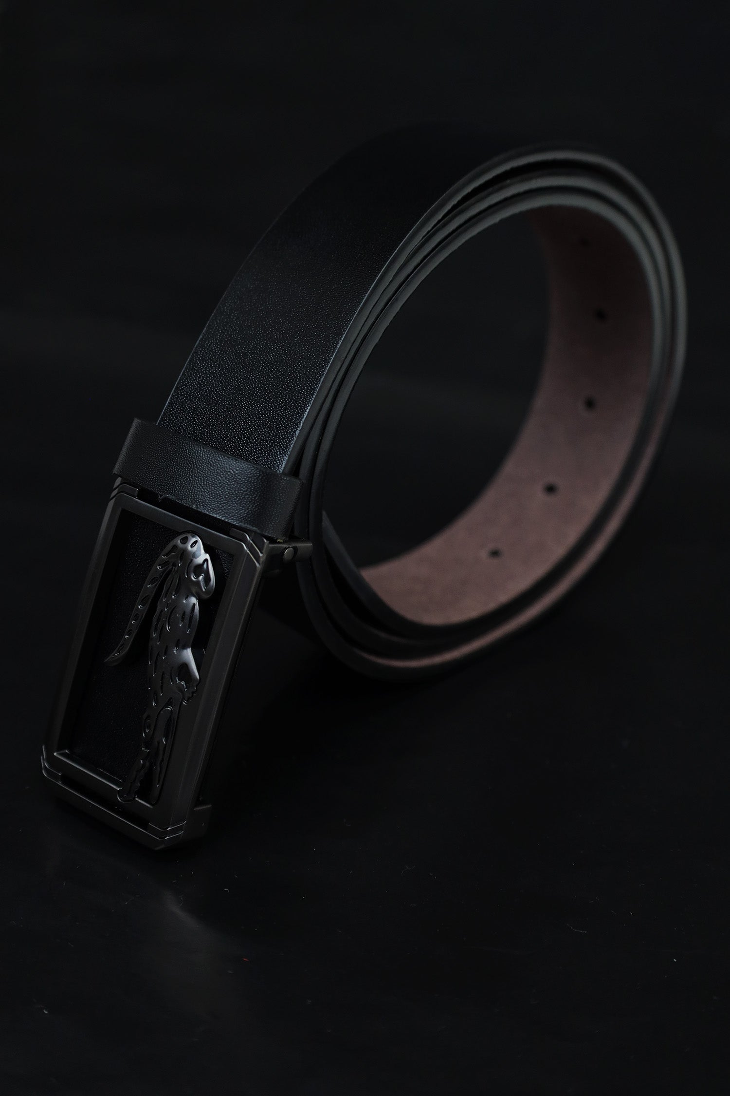 Lcste Metal Alloy Automatic Buckle Branded Belt