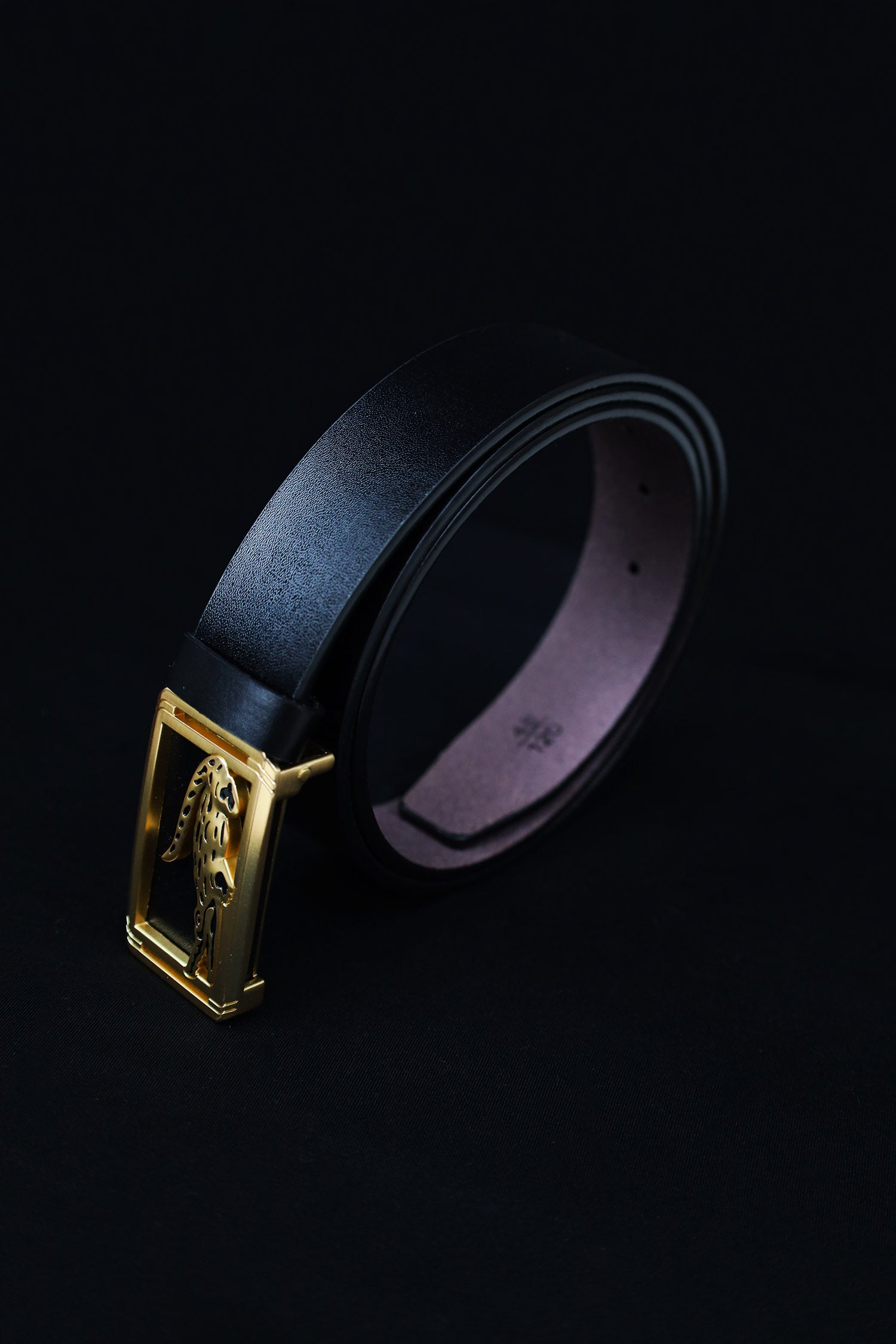 Lcste Metal Alloy Automatic Buckle Branded Belt