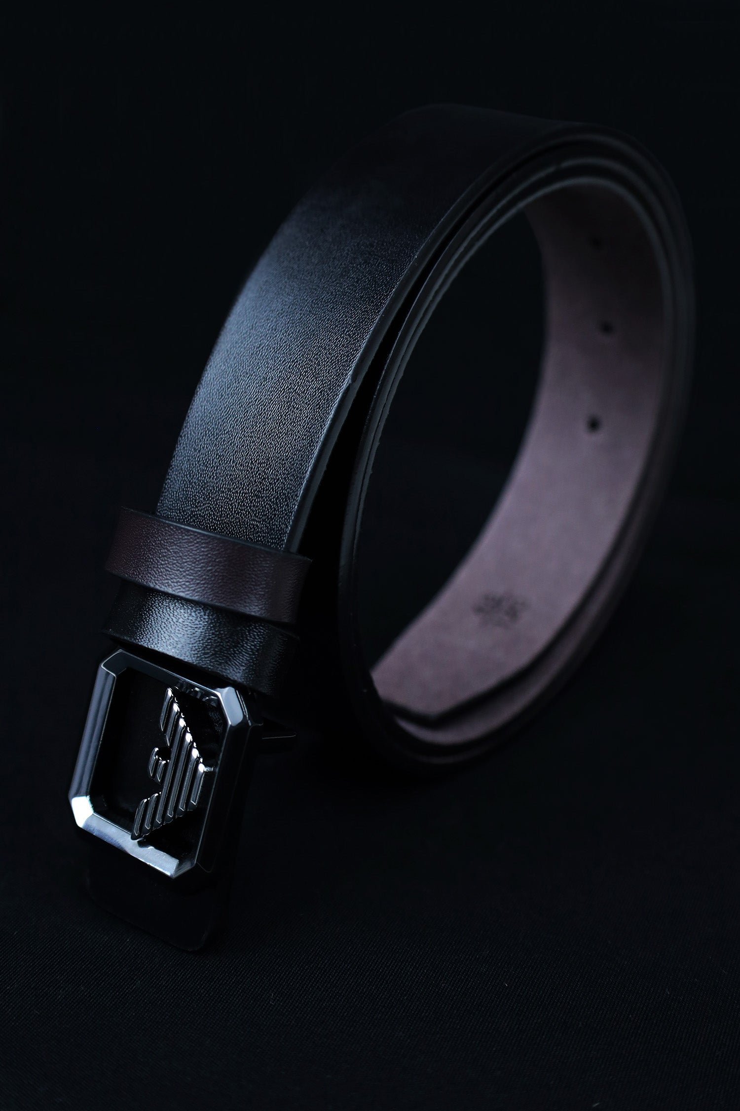 Armni Metal Alloy Automatic Buckle Branded Belt