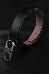 Feragamo Metal Alloy Automatic Buckle Branded Belt