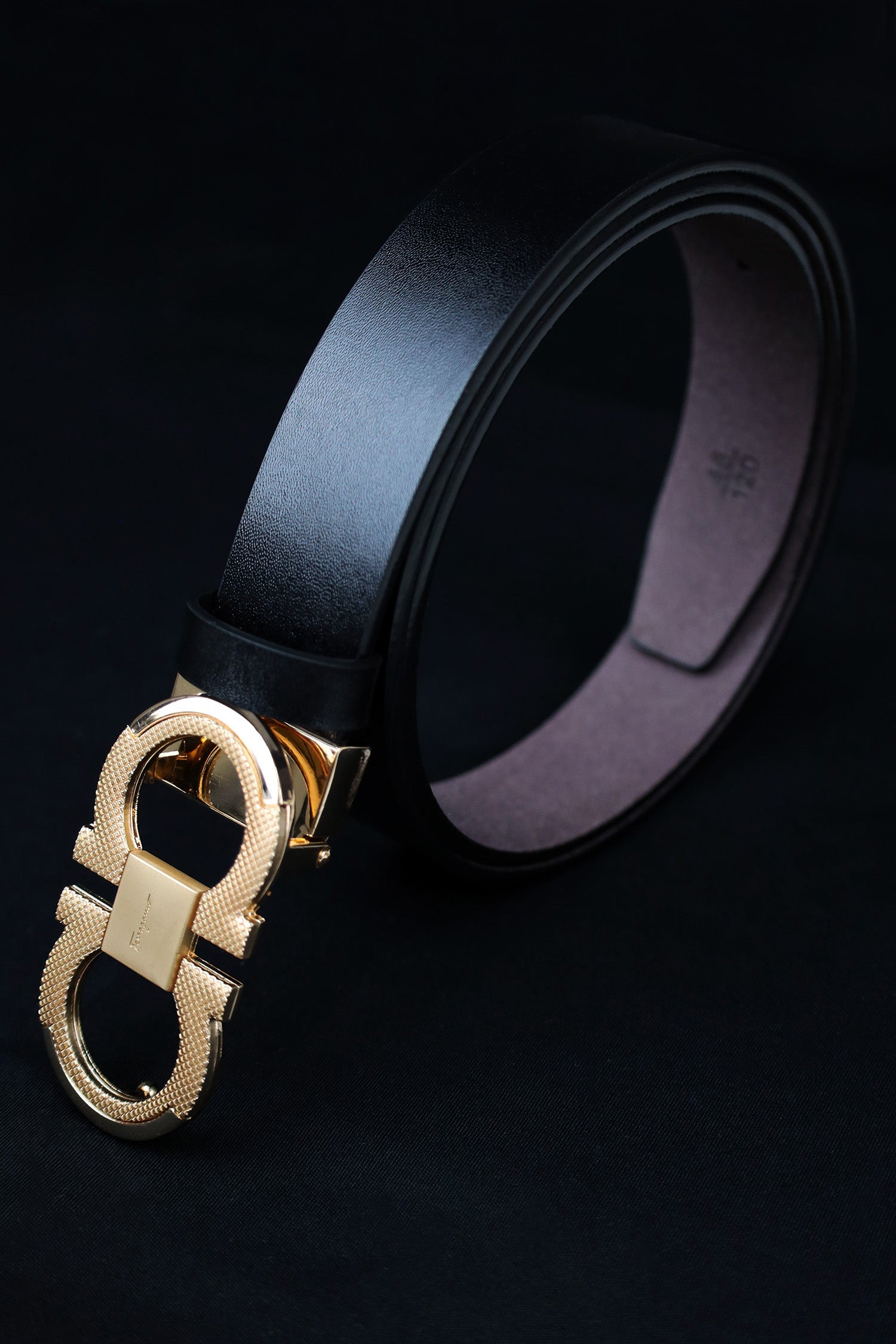 Feragamo Metal Alloy Automatic Buckle Branded Belt