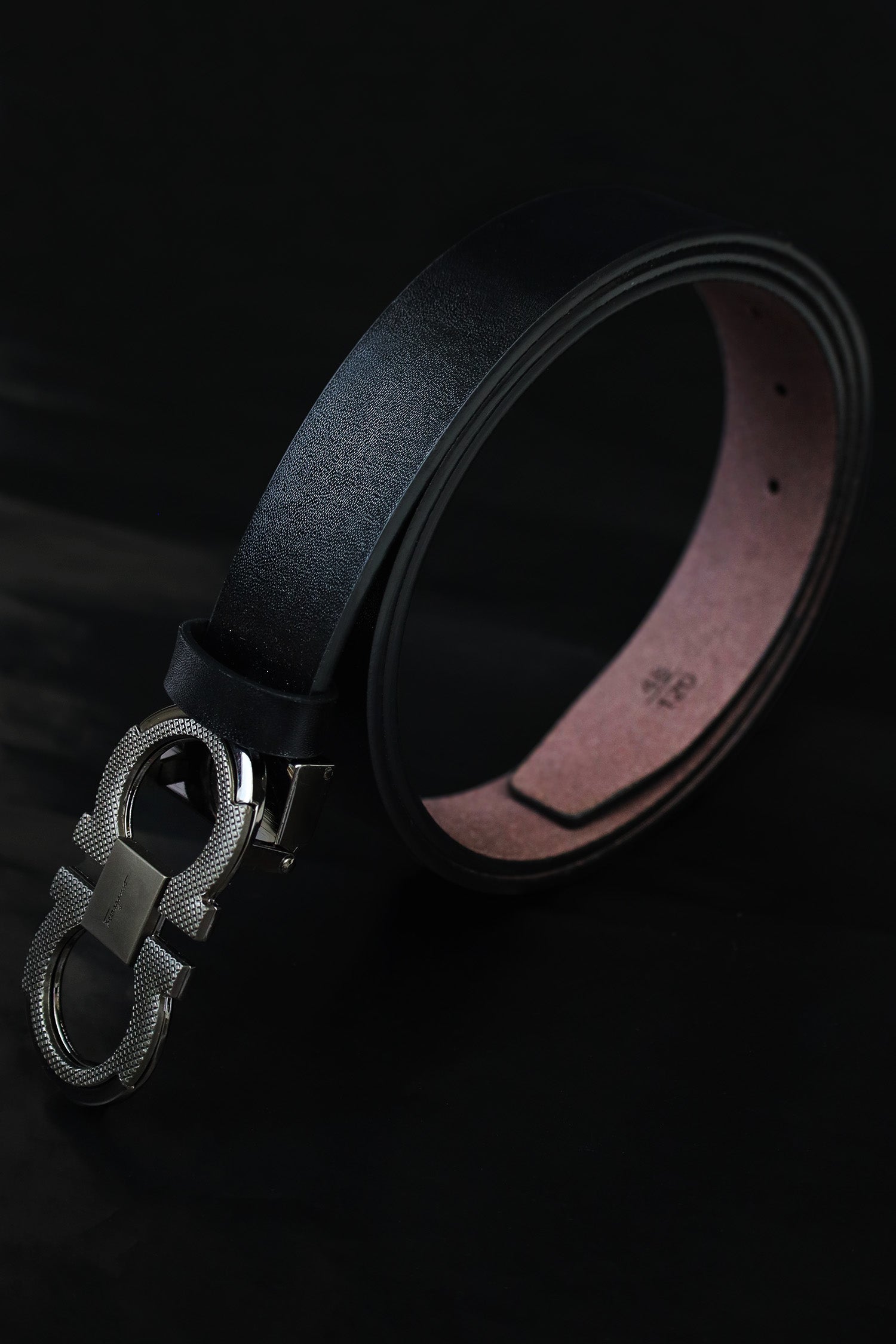 Feragamo Metal Alloy Automatic Buckle Branded Belt