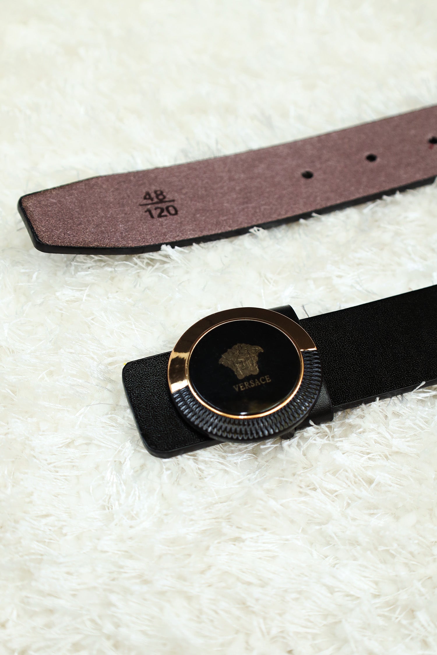 Vrsce Metal Alloy Automatic Buckle Branded Belt