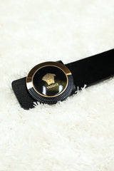 Vrsce Metal Alloy Automatic Buckle Branded Belt