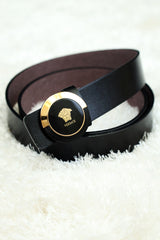 Vrsce Metal Alloy Automatic Buckle Branded Belt