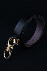 Feragmo Metal Alloy Automatic Buckle Branded Belt