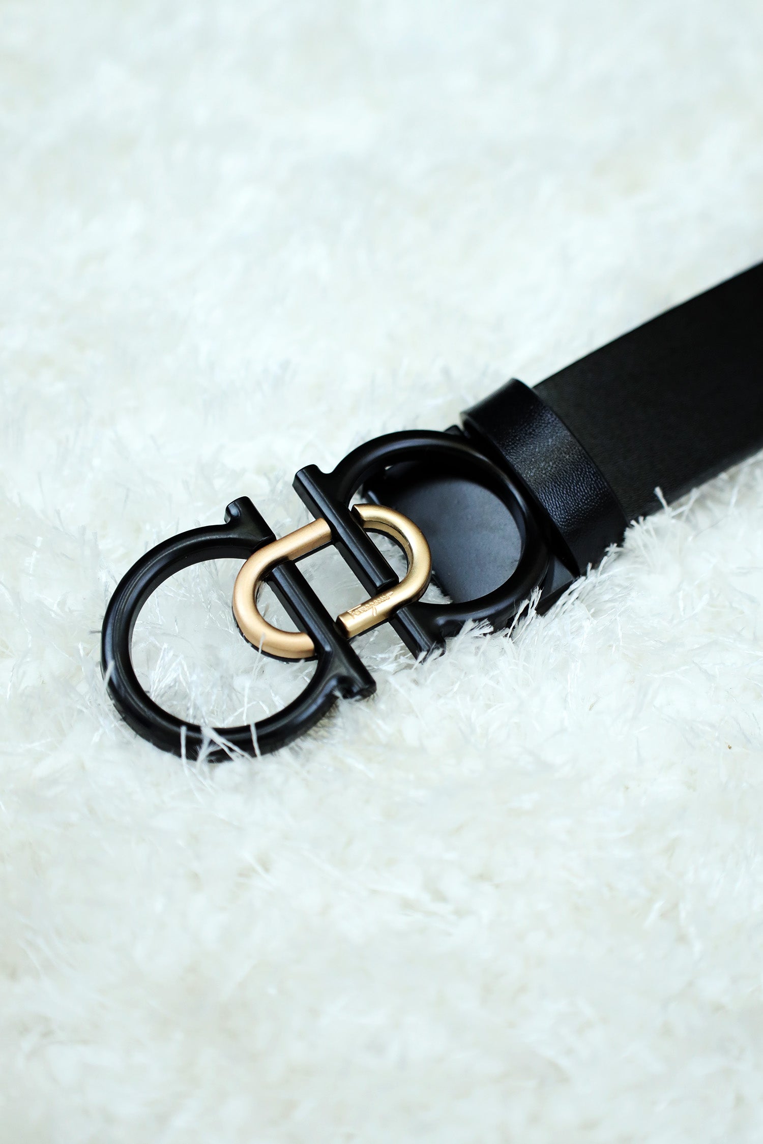 Feragmo Metal Alloy Automatic Buckle Branded Belt