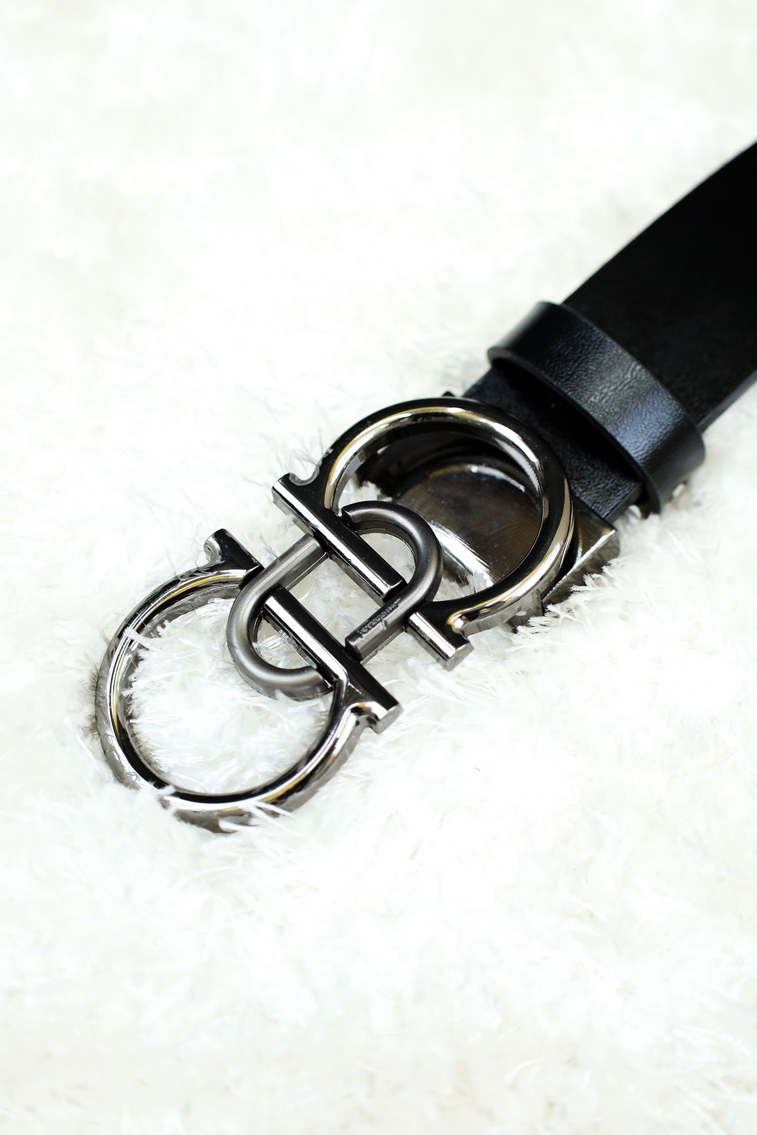 Feragmo Metal Alloy Automatic Buckle Branded Belt