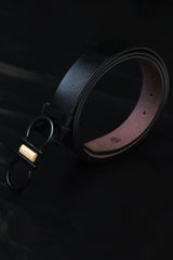 Feragmo Metal Alloy Automatic Buckle Branded Belt