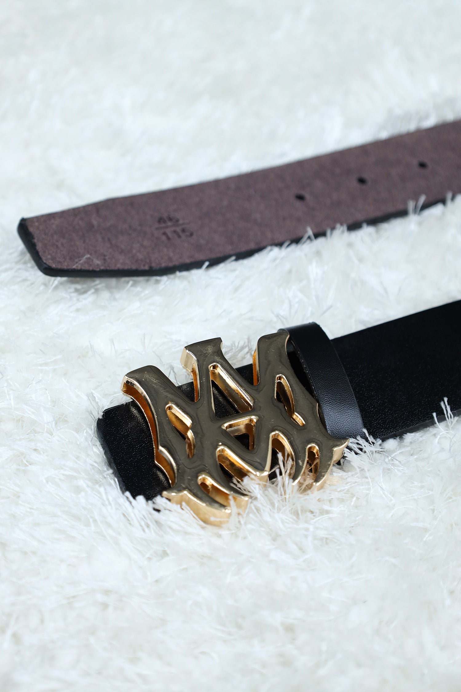 Armni Metal Alloy Automatic Buckle Branded Belt