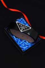 Prda Metal Alloy Automatic Buckle Branded Belt