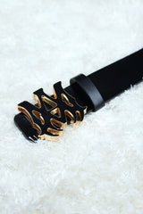 Amiiri Metal Alloy Automatic Buckle Branded Belt