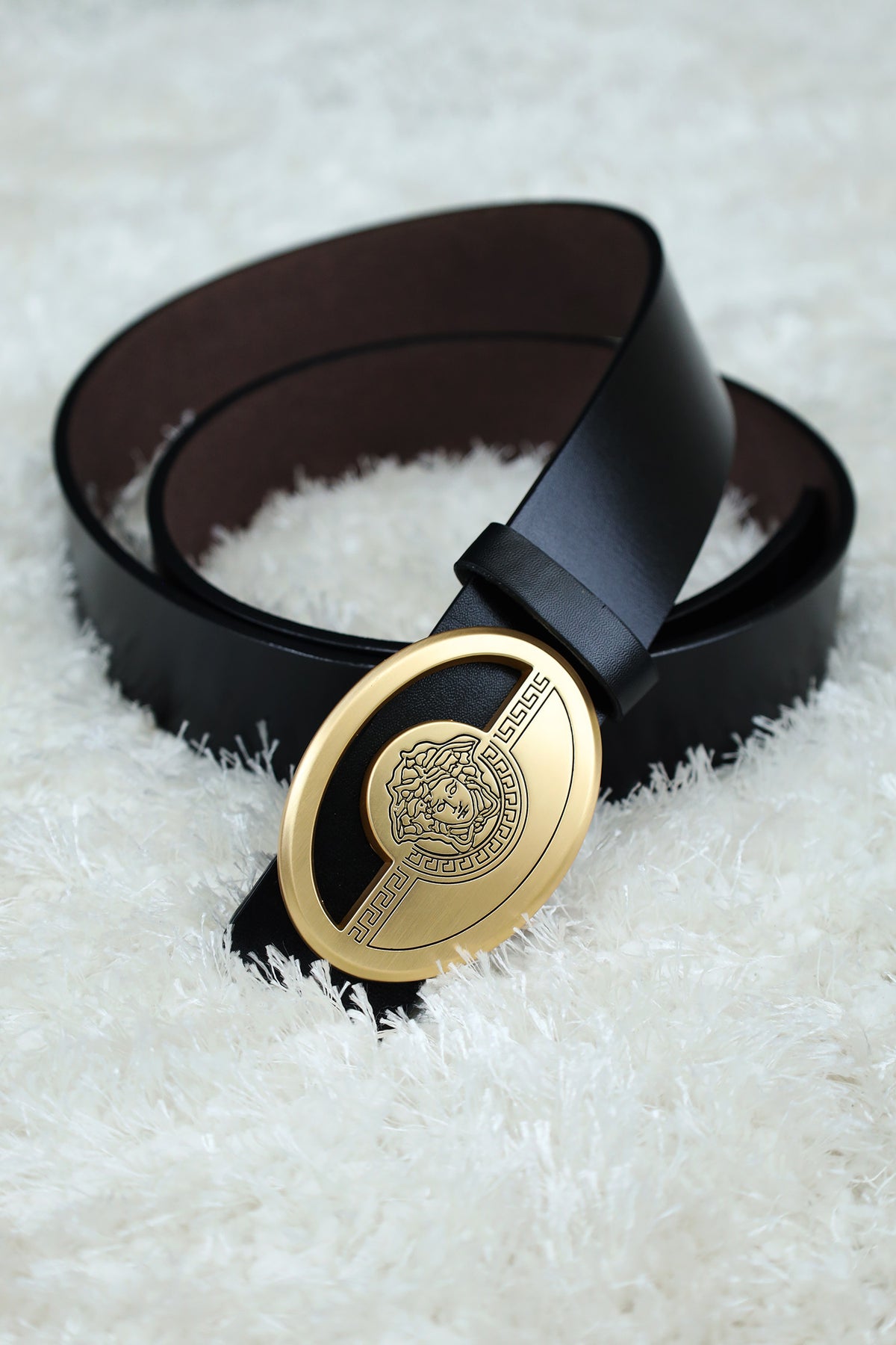 Vrsace Metal Alloy Automatic Buckle Branded Belt