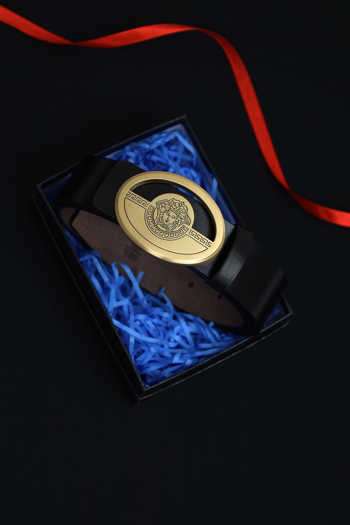 Vrsace Metal Alloy Automatic Buckle Branded Belt
