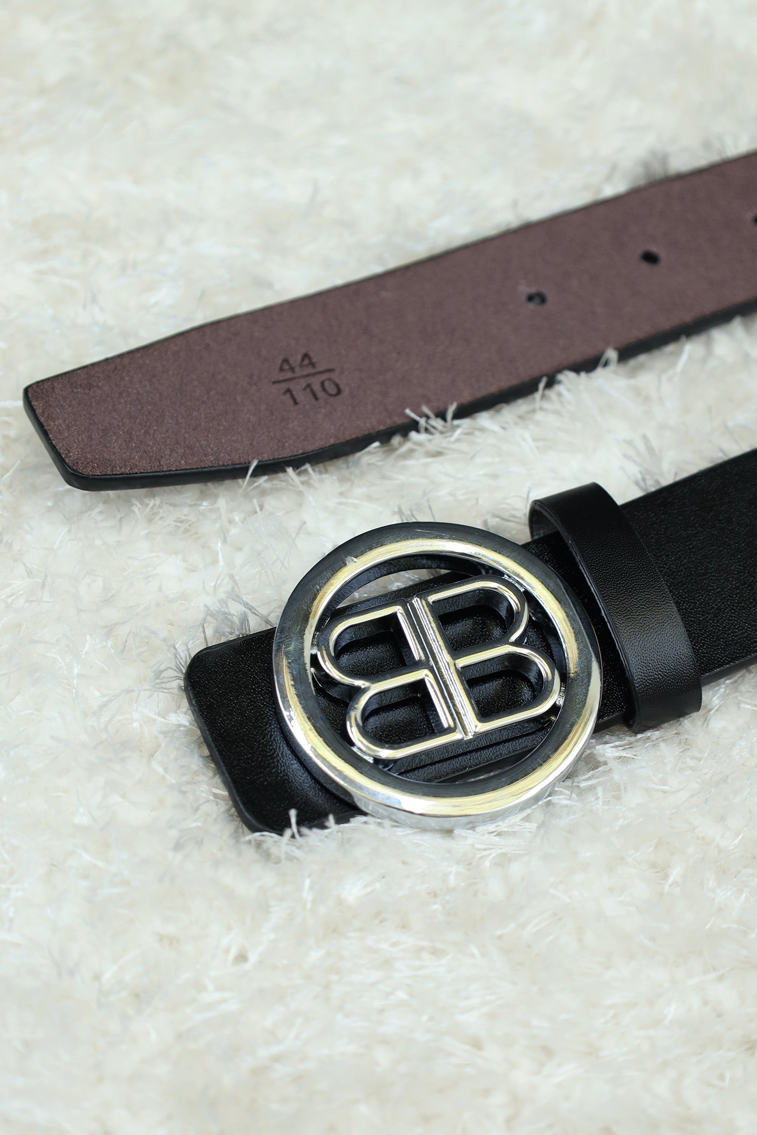 Balcaga Metal Alloy Automatic Buckle Branded Belt