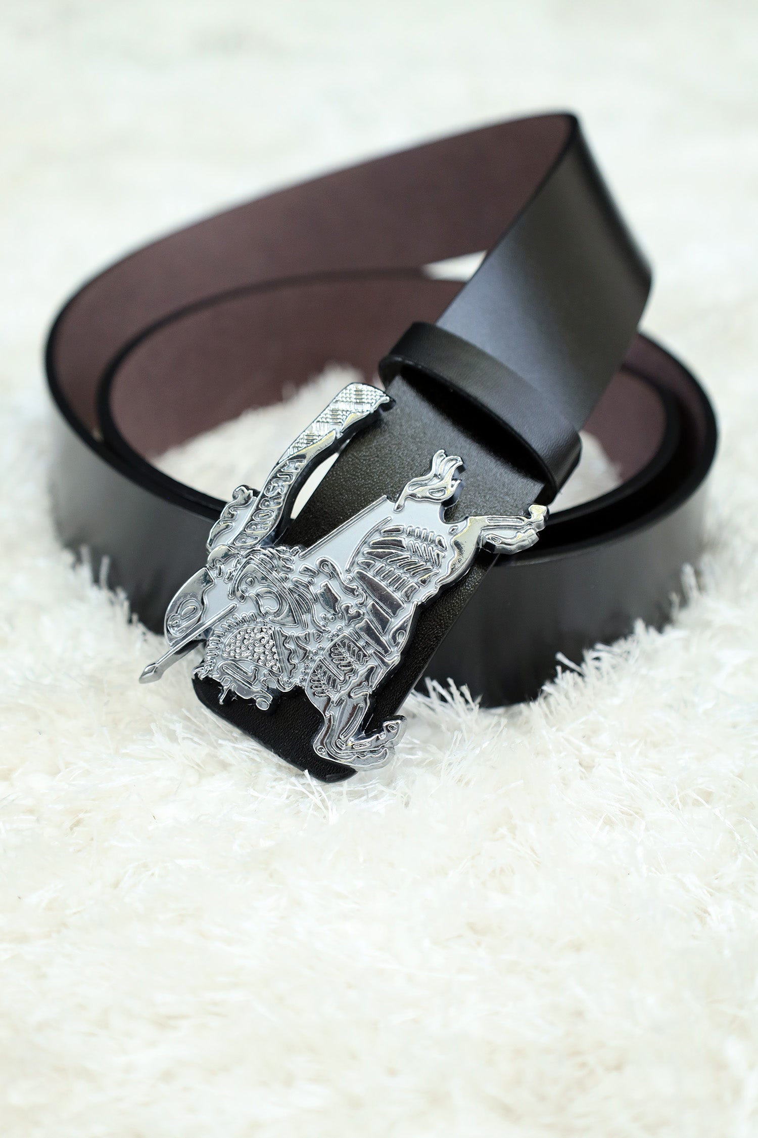 Burbrry Metal Alloy Automatic Buckle Branded Belt