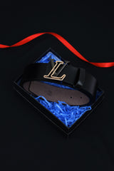 Luis Metal Alloy Automatic Buckle Branded Belt