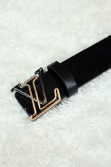 Luis Metal Alloy Automatic Buckle Branded Belt