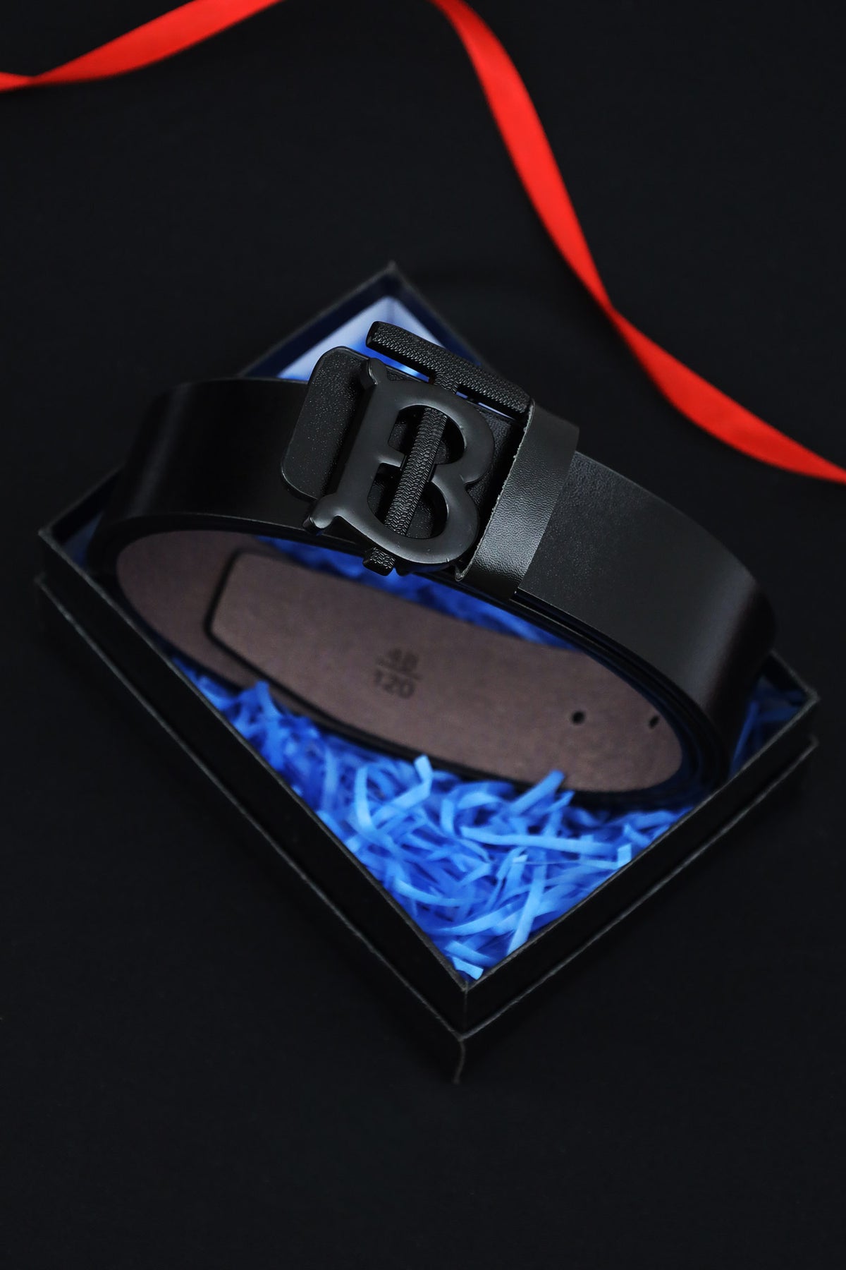 Burbrry Metal Alloy Automatic Buckle Branded Belt