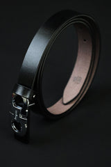 Fermgo Metal Alloy Automatic Buckle Branded Belt