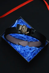 Raph Luren Metal Alloy Automatic Buckle Branded Belt