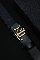 Raph Luren Metal Alloy Automatic Buckle Branded Belt