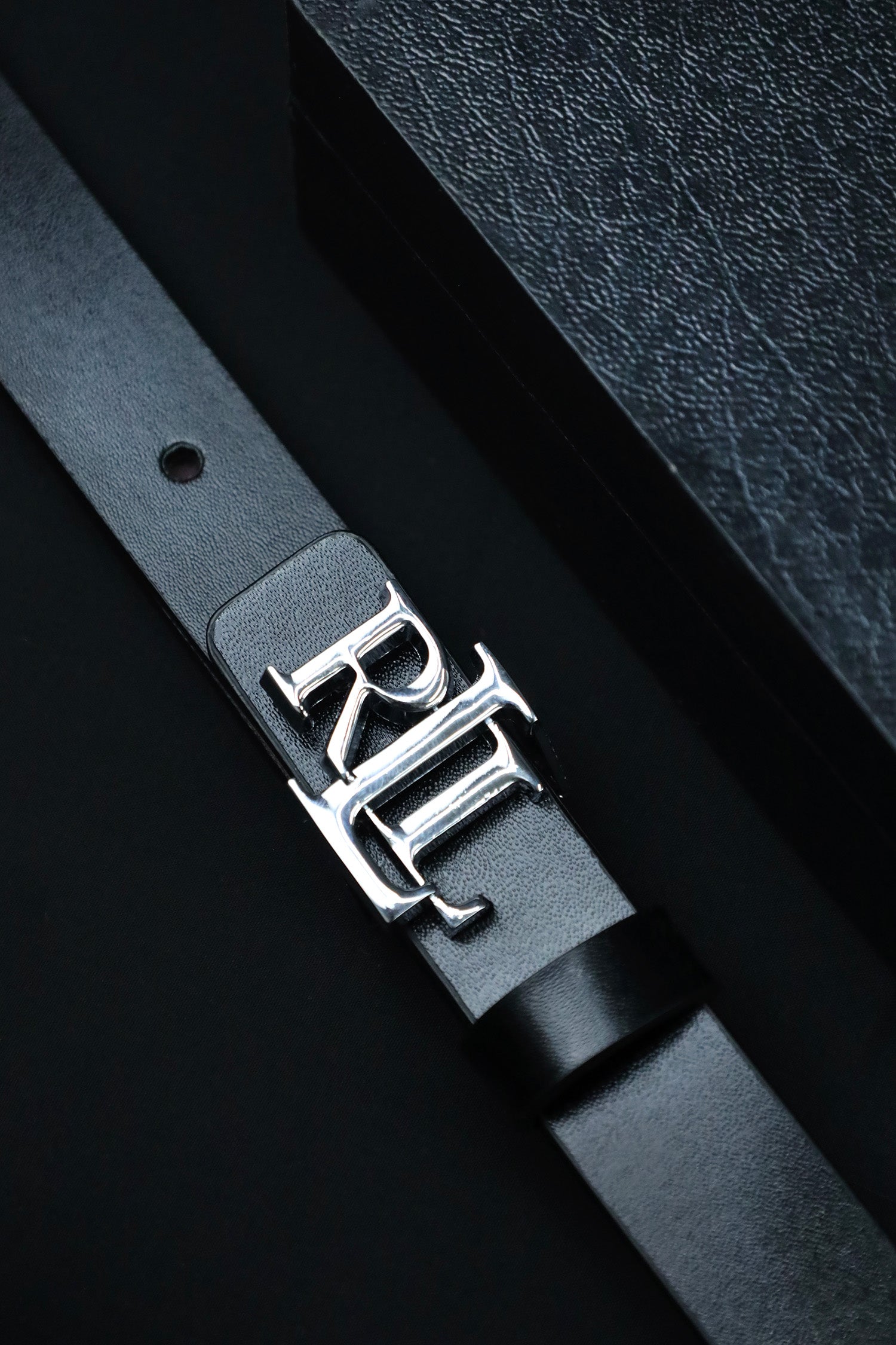 Raph Luren Metal Alloy Automatic Buckle Branded Belt