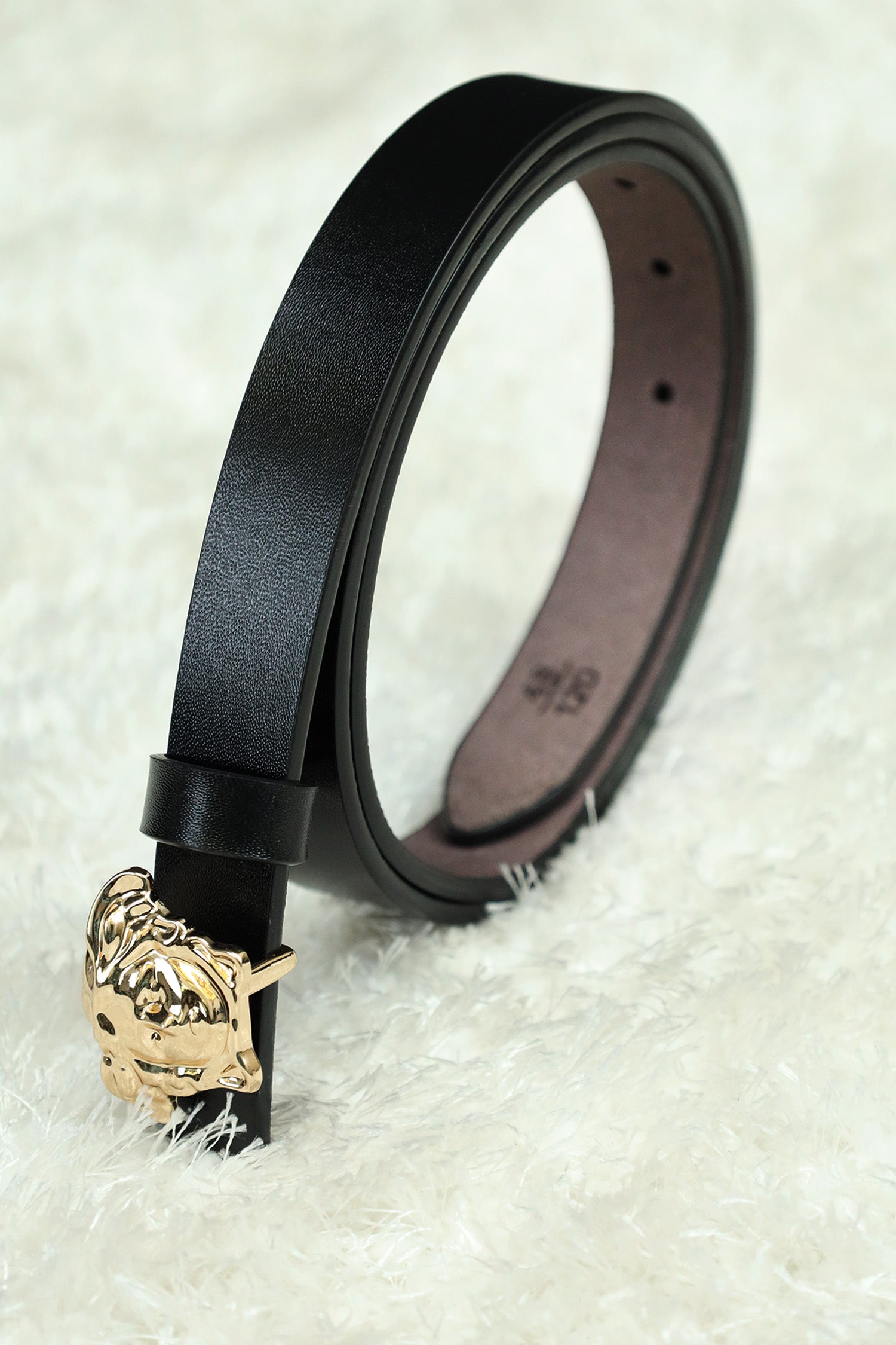 Versce Metal Alloy Automatic Buckle Branded Belt