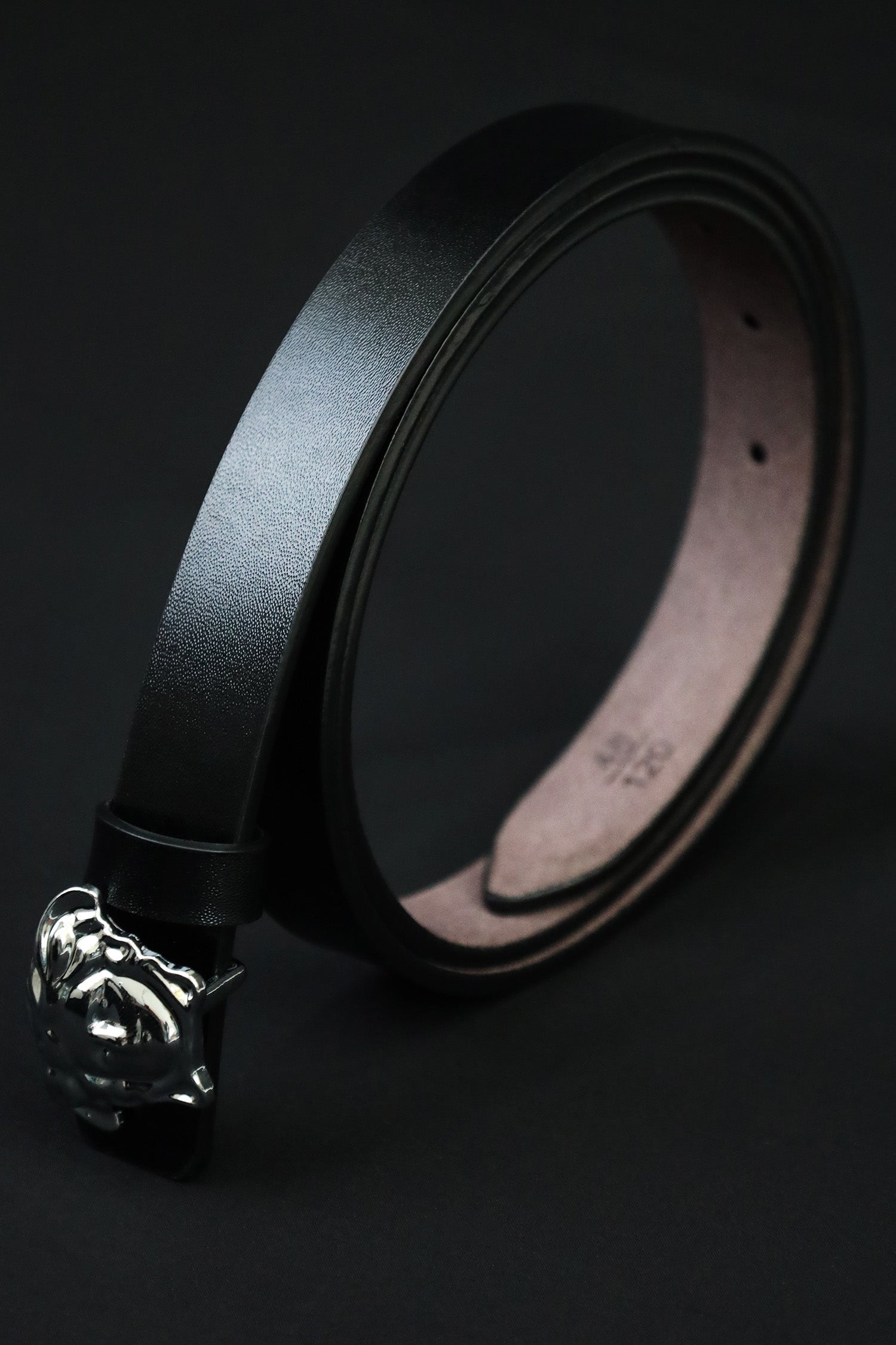 Versce Metal Alloy Automatic Buckle Branded Belt