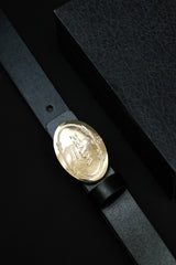 Prda Metal Alloy Automatic Buckle Branded Belt
