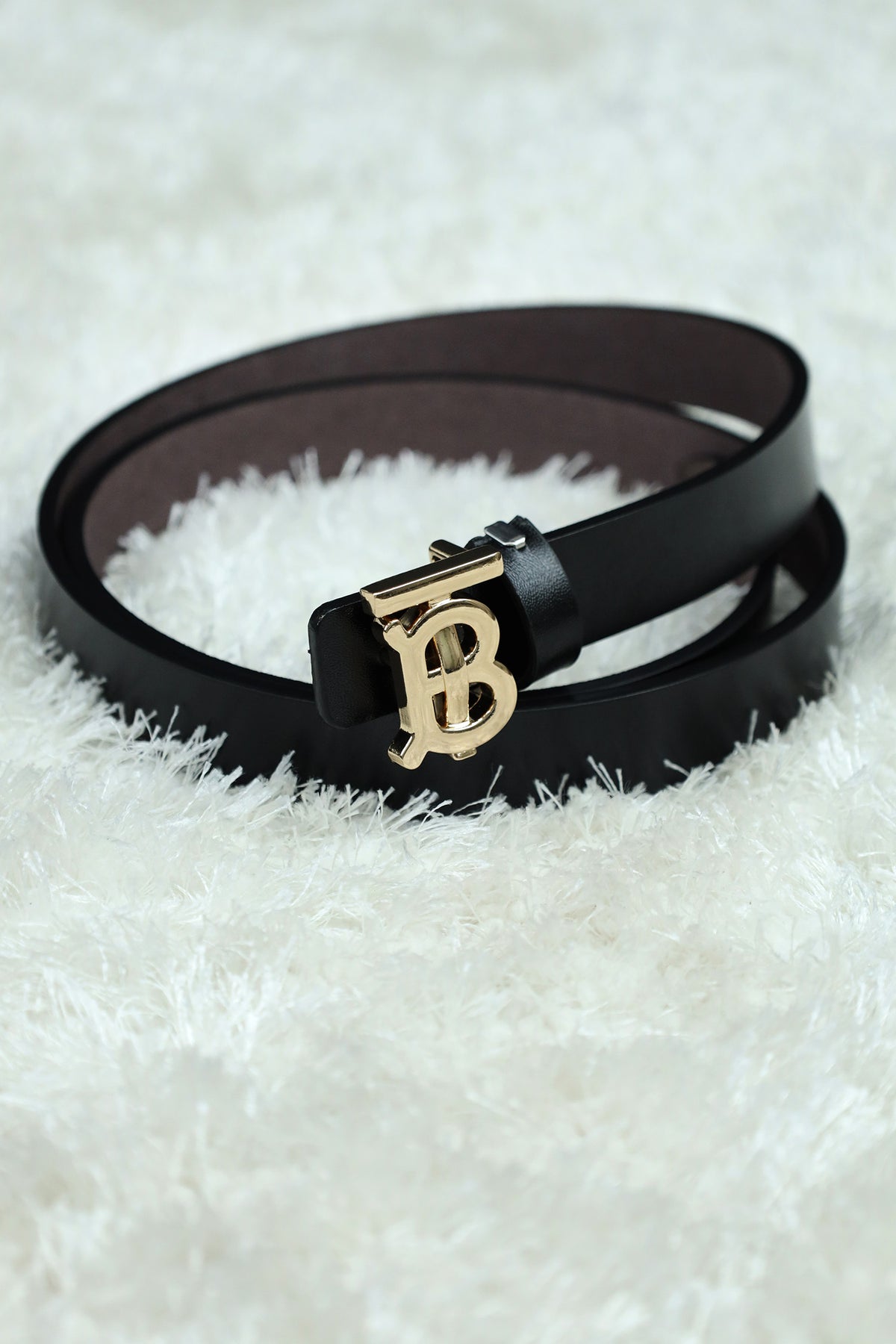 Burbrry Metal Alloy Automatic Buckle Branded Belt