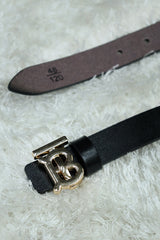 Burbrry Metal Alloy Automatic Buckle Branded Belt