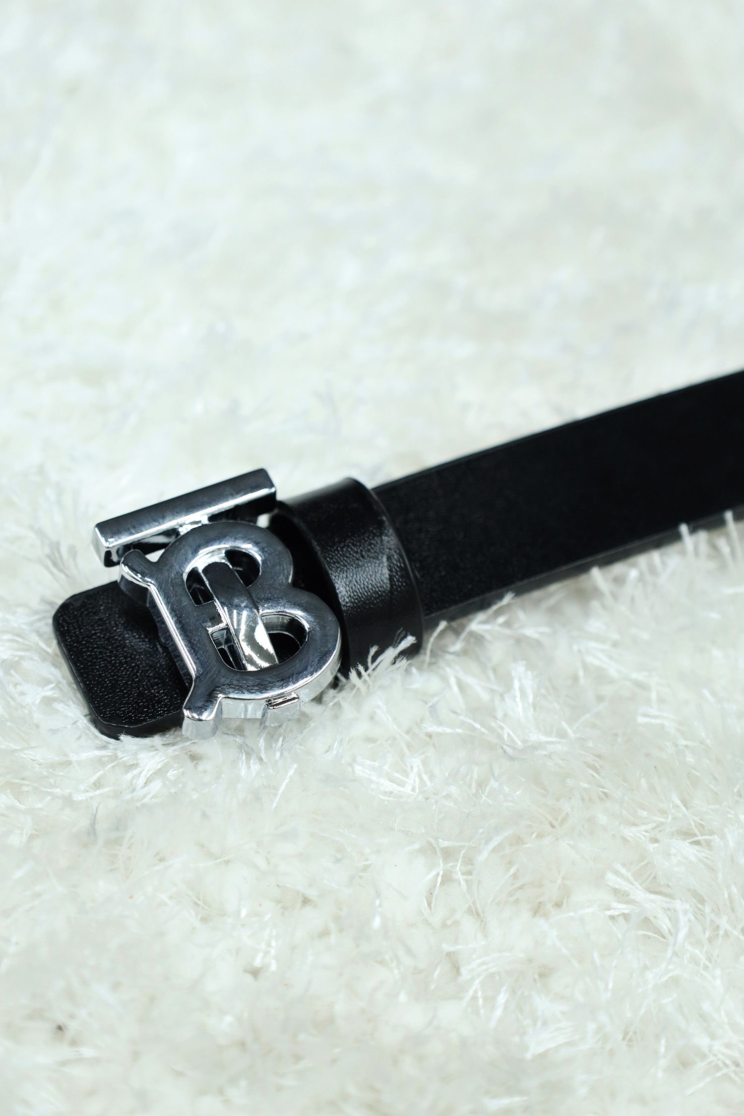 Burbrry Metal Alloy Automatic Buckle Branded Belt