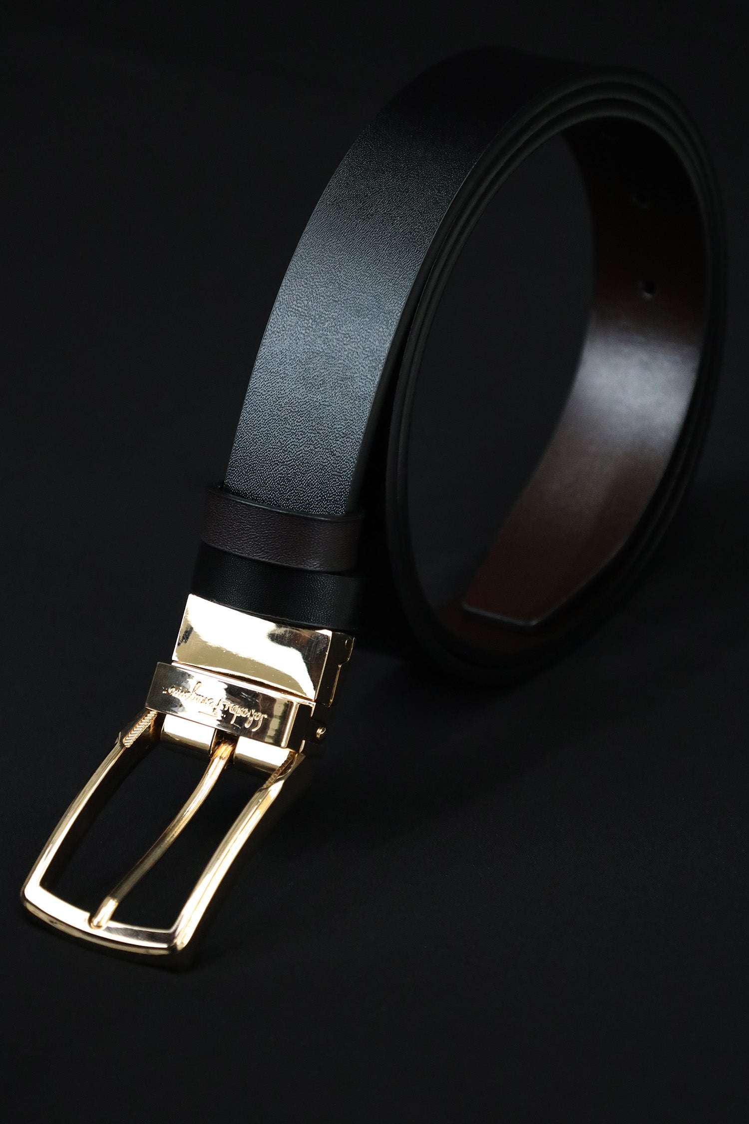 Fergamo Buckle Double Side 7A+ Premium PU Belt