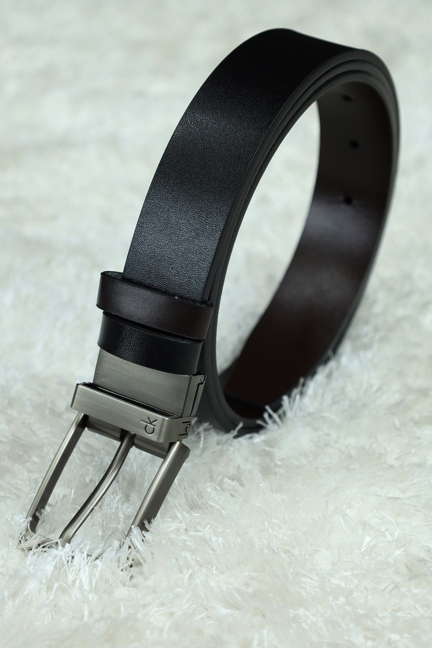 Clvn klen Buckle Double Side 7A+ Premium PU Belt