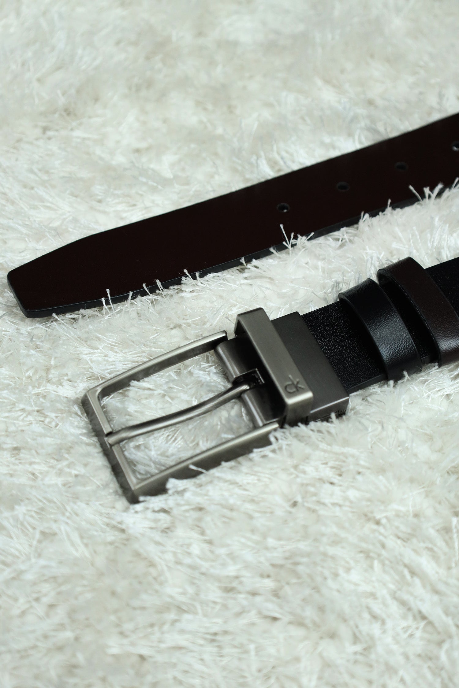 Clvn klen Buckle Double Side 7A+ Premium PU Belt