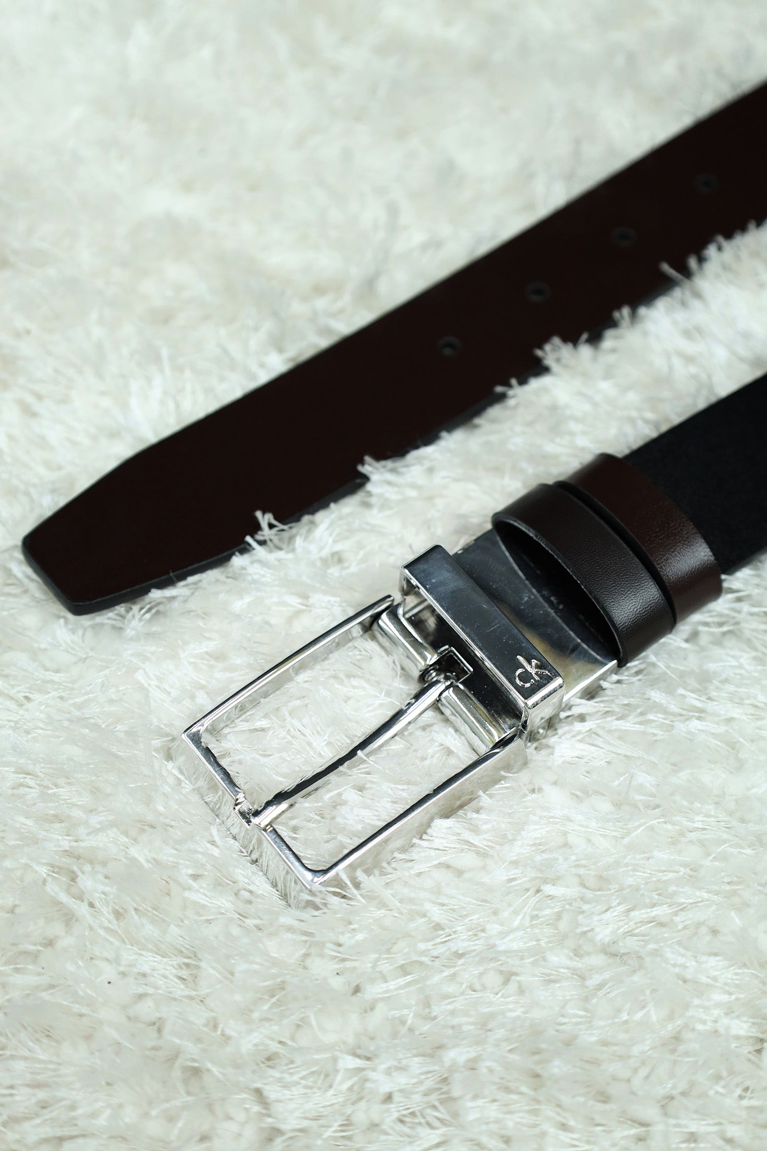 Clvn klen Buckle Double Side 7A+ Premium PU Belt